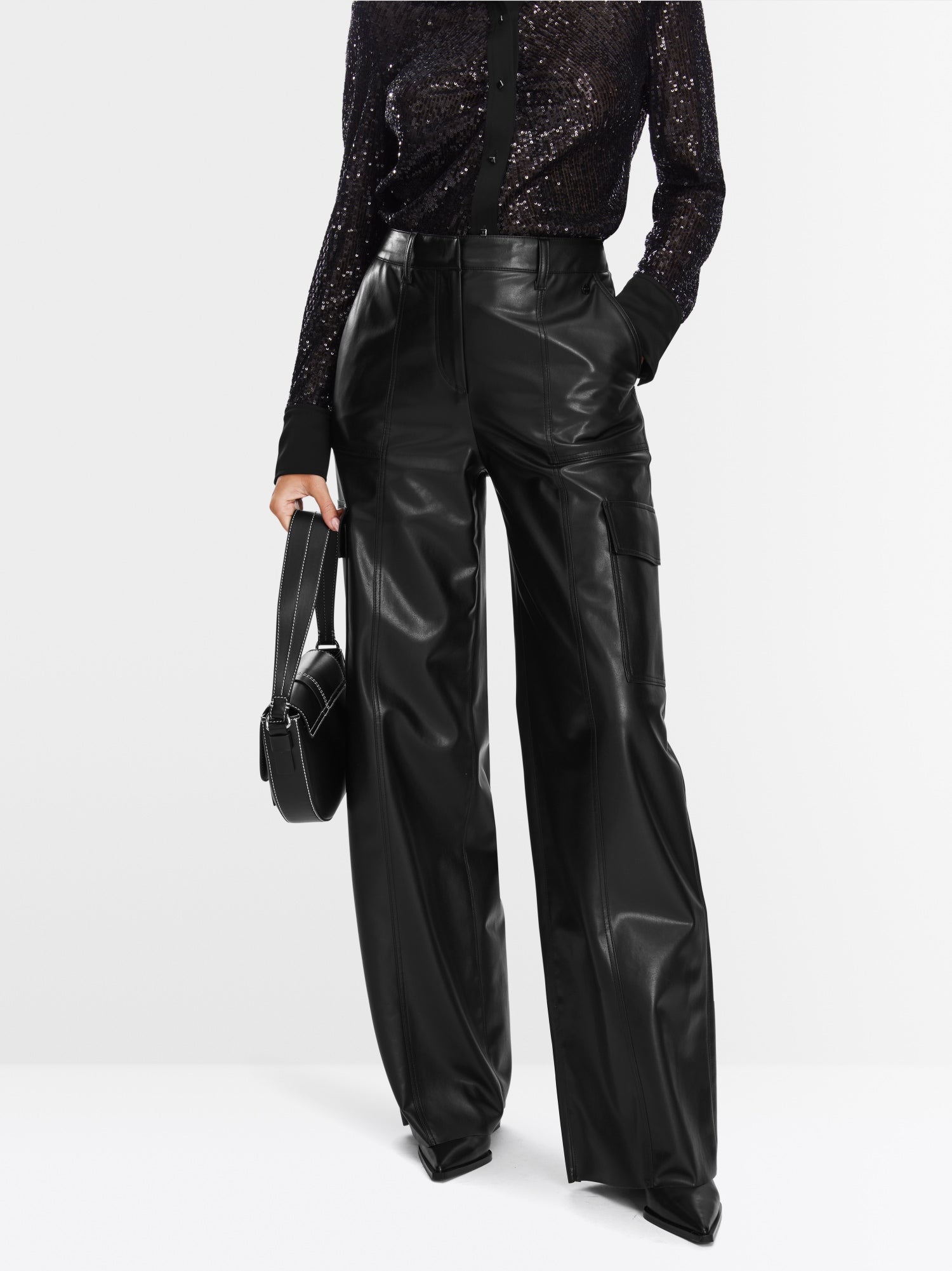 RAGUSA fun leather trousers