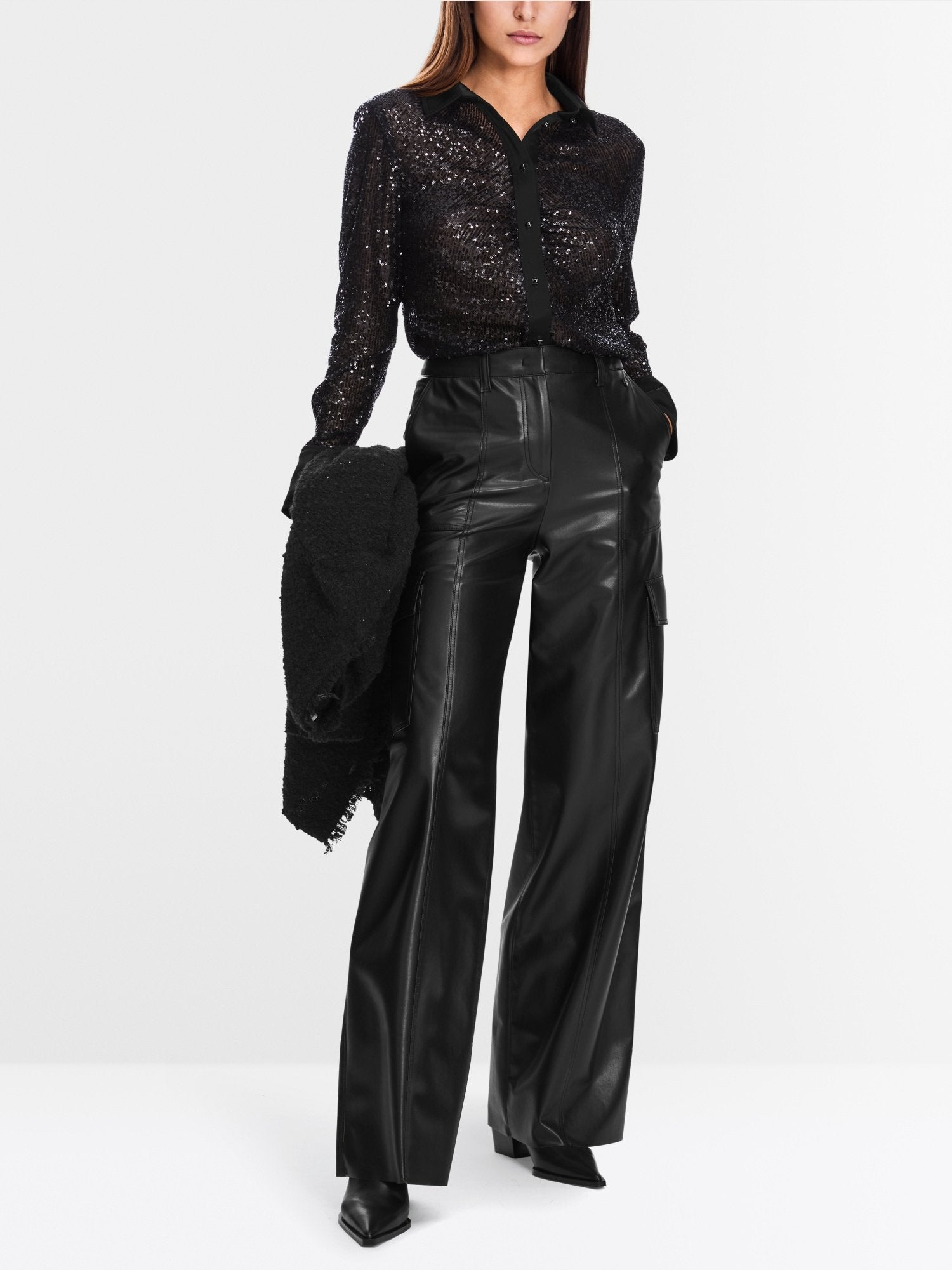 RAGUSA fun leather trousers