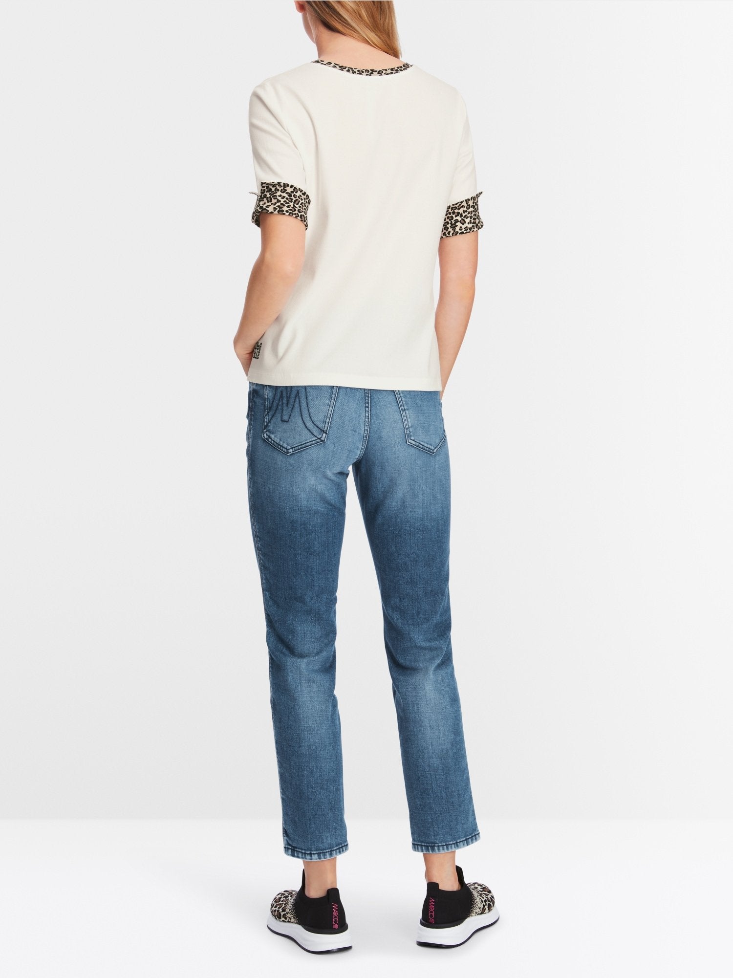 T-shirt with 3/4 sleeves
