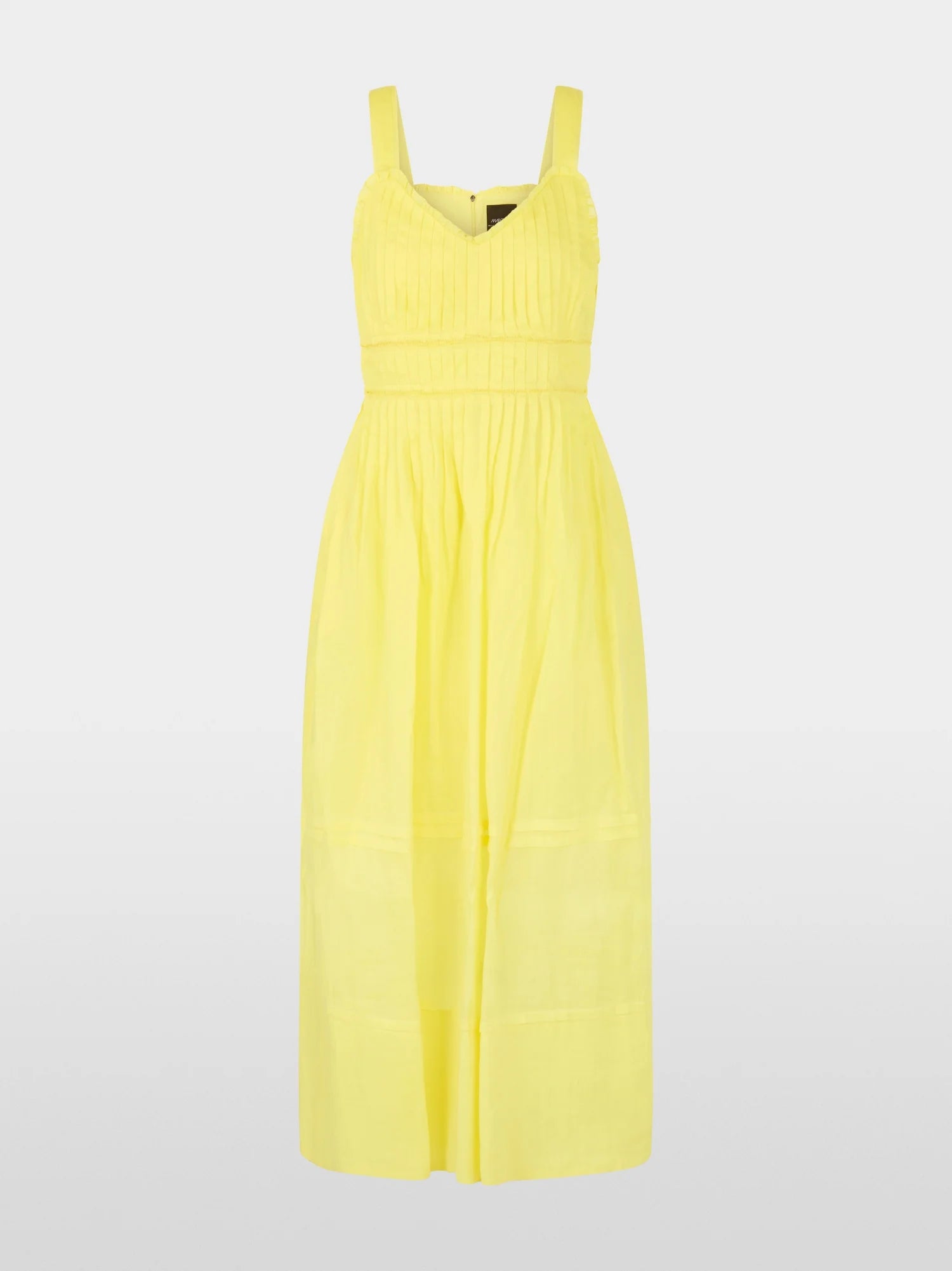 Plain midi dress with bustier