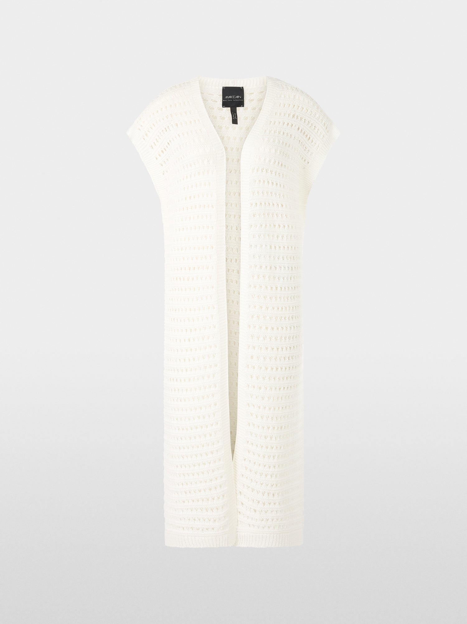 Ajour knit Rethink Together waistcoat