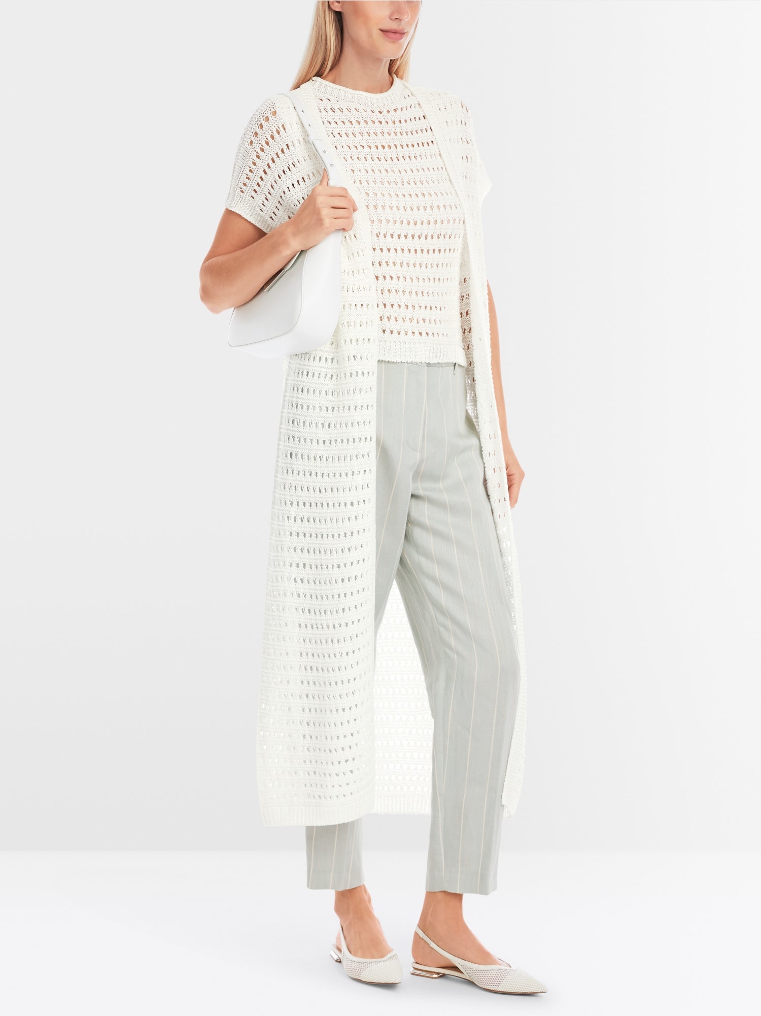Ajour knit Rethink Together waistcoat
