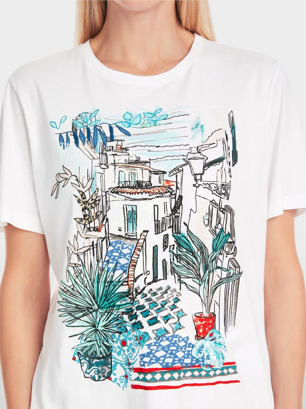 100% cotton T-shirt with print