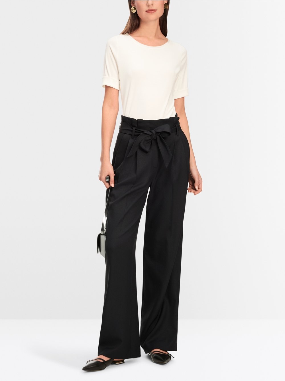 T-shirt with mid-length sleeves