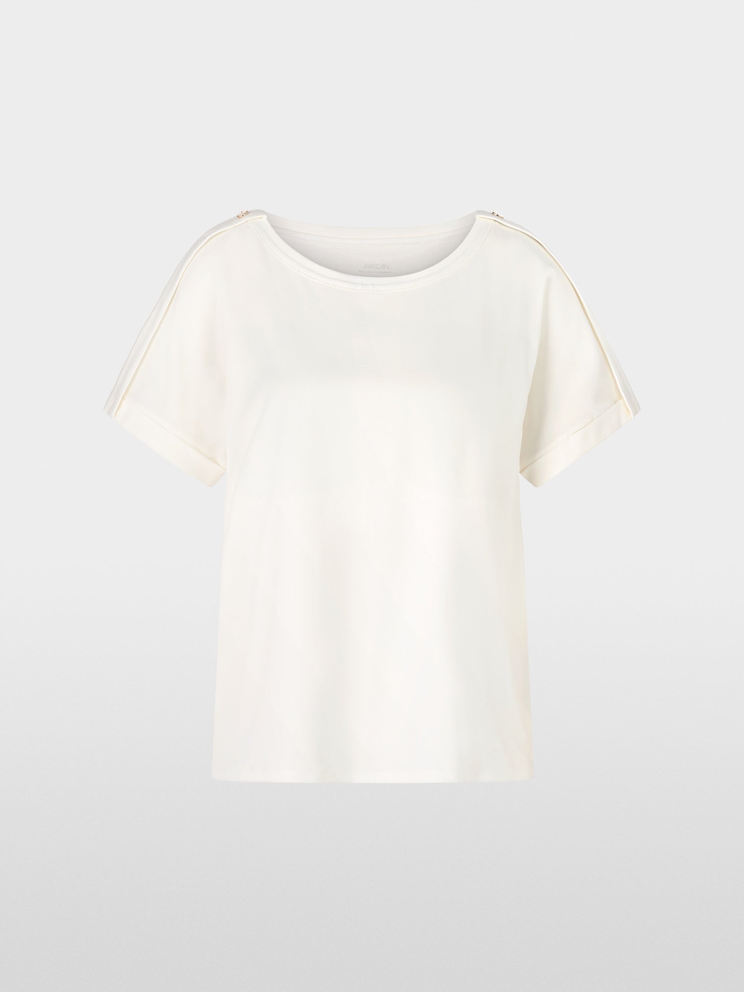 Plain T-shirt in utility style