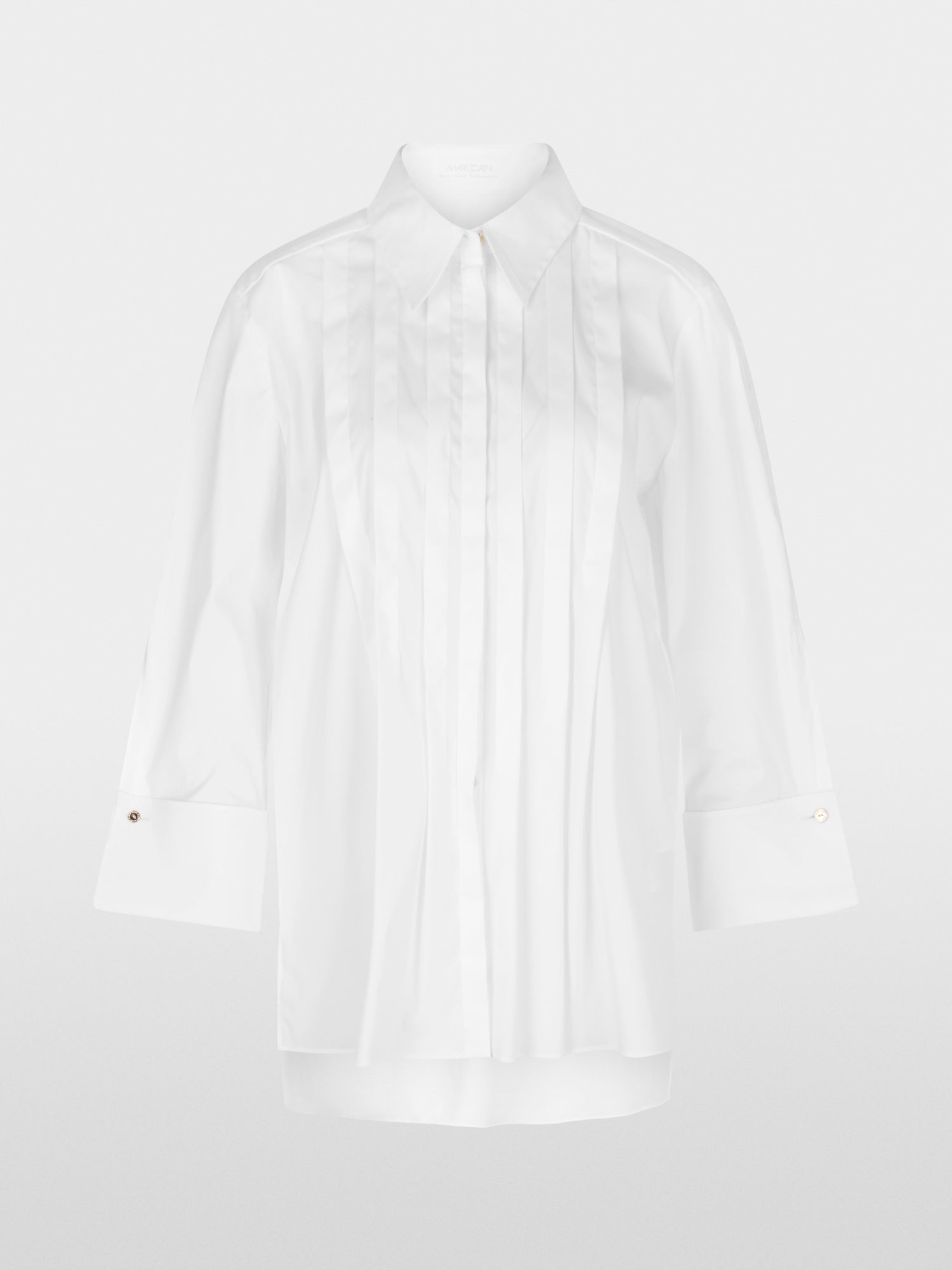 Blouse with Pleated Front