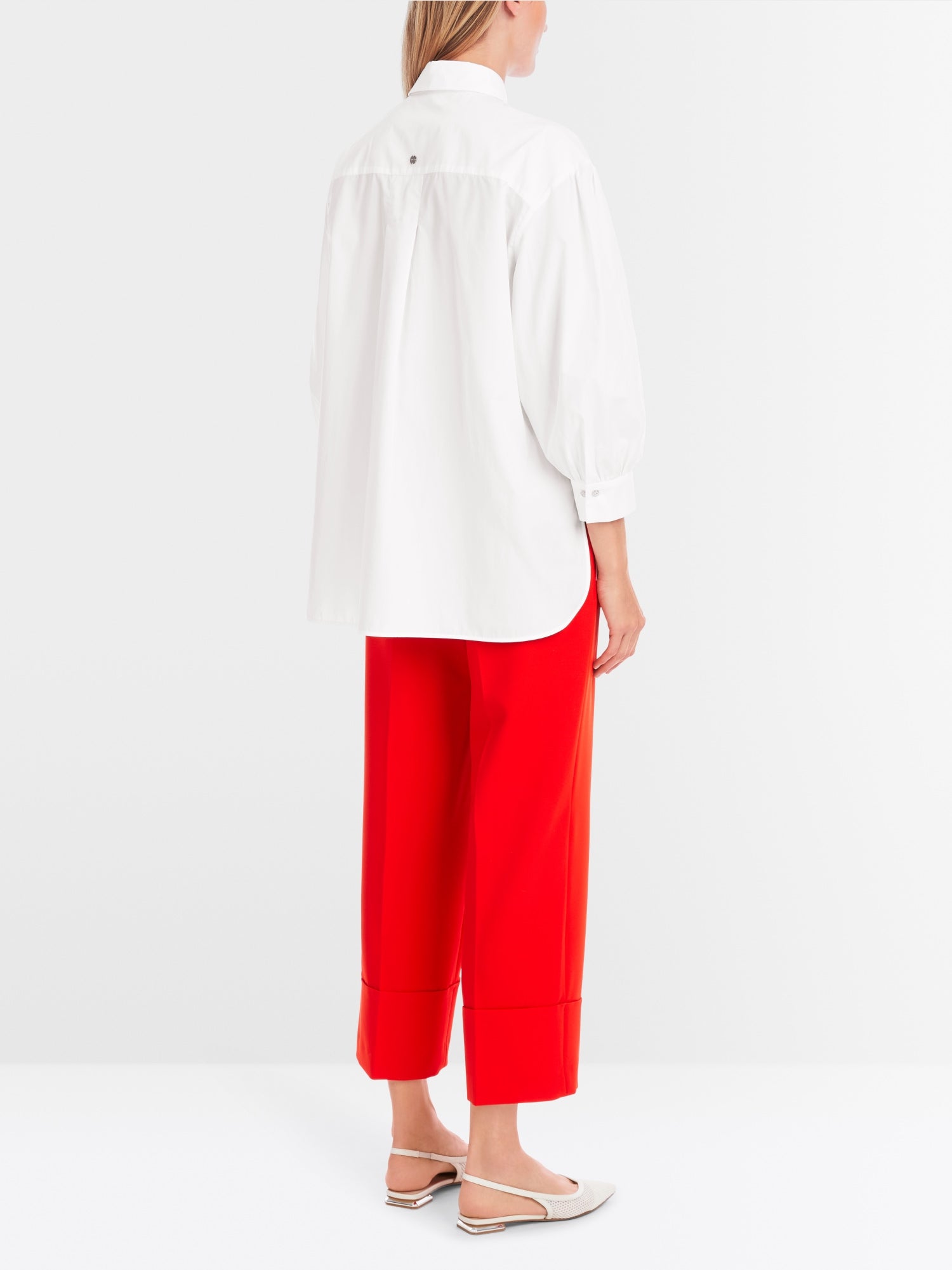 Oversized 100% cotton shirt blouse