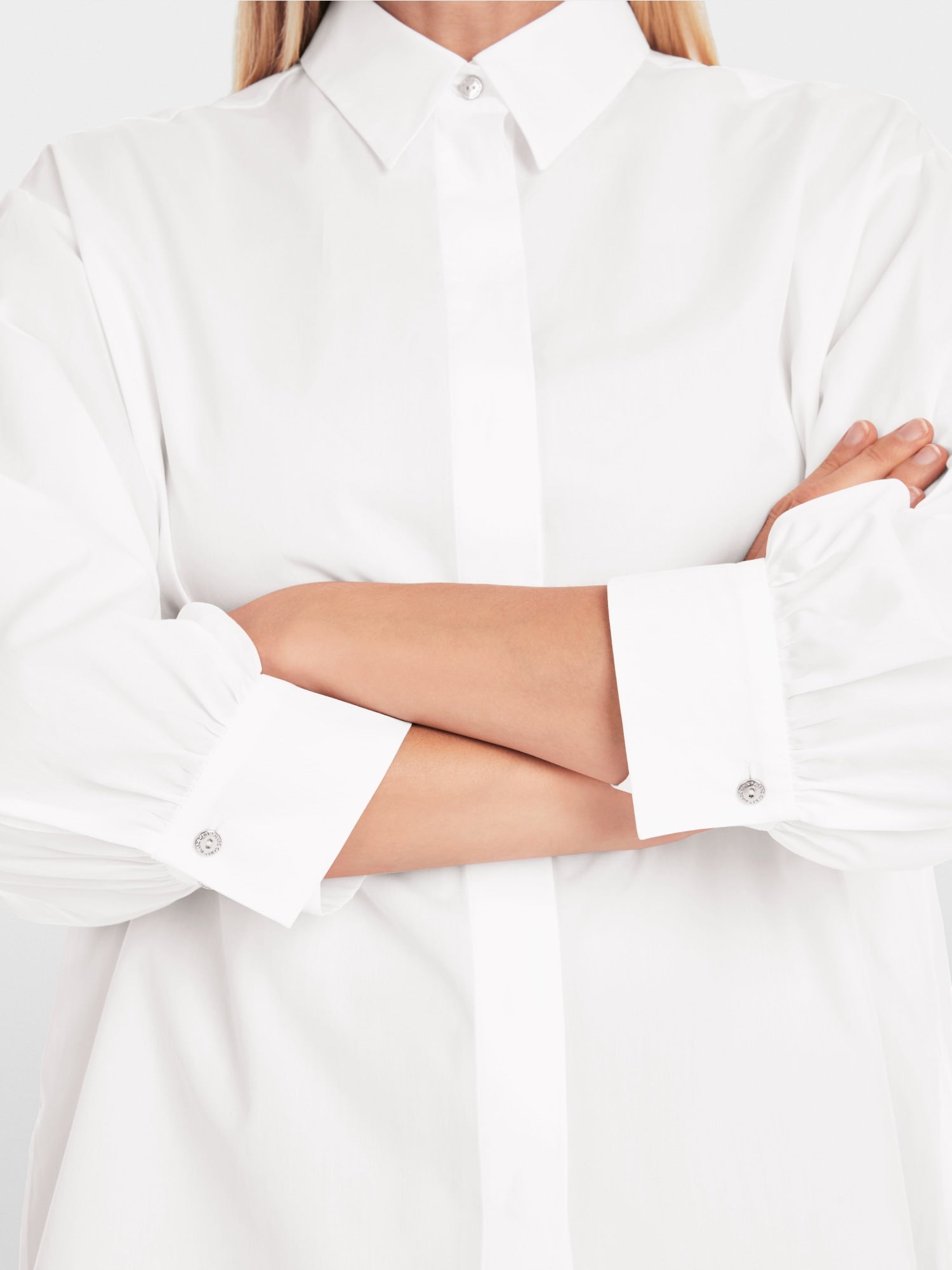 Oversized 100% cotton shirt blouse