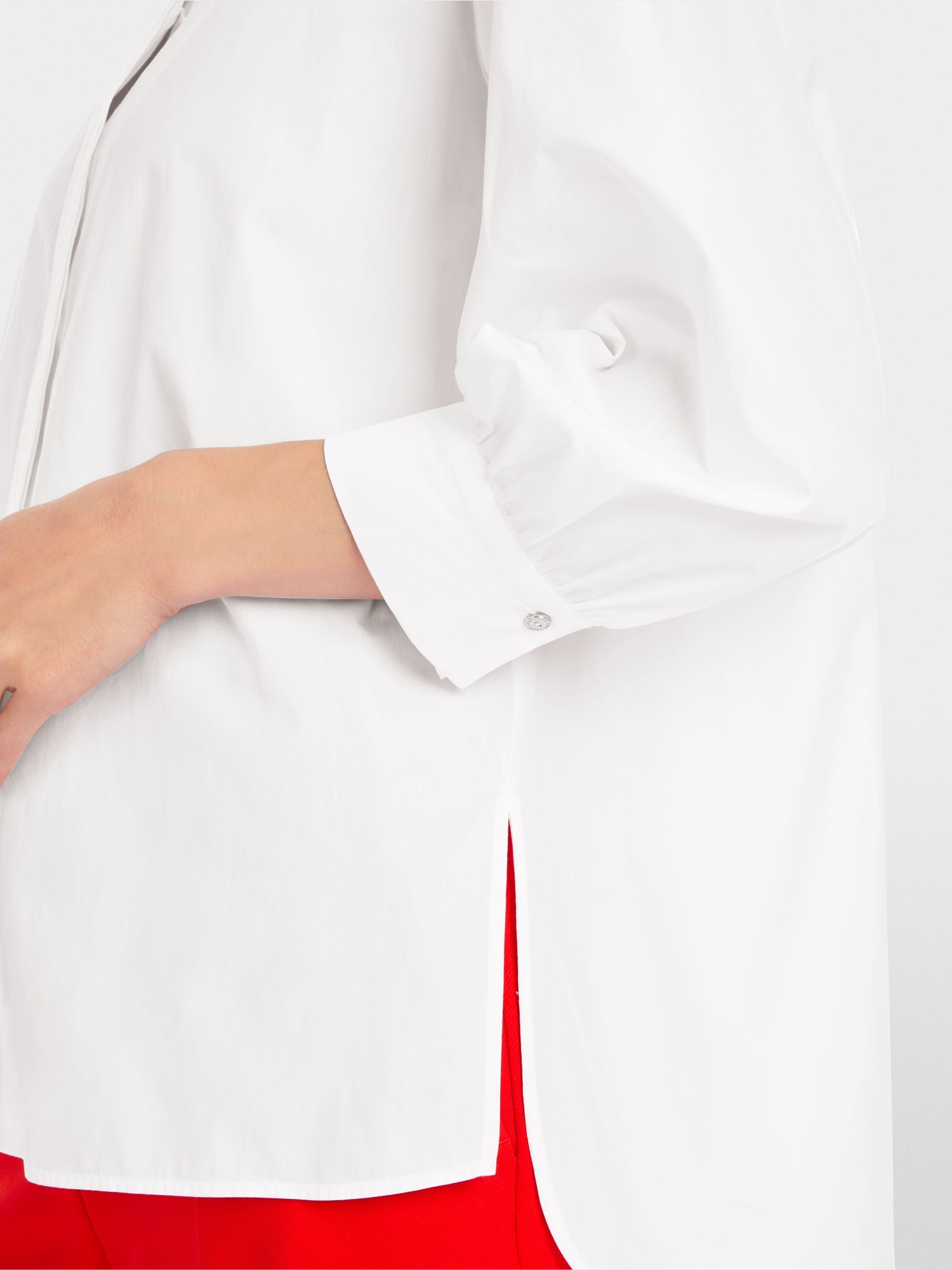 Oversized 100% cotton shirt blouse