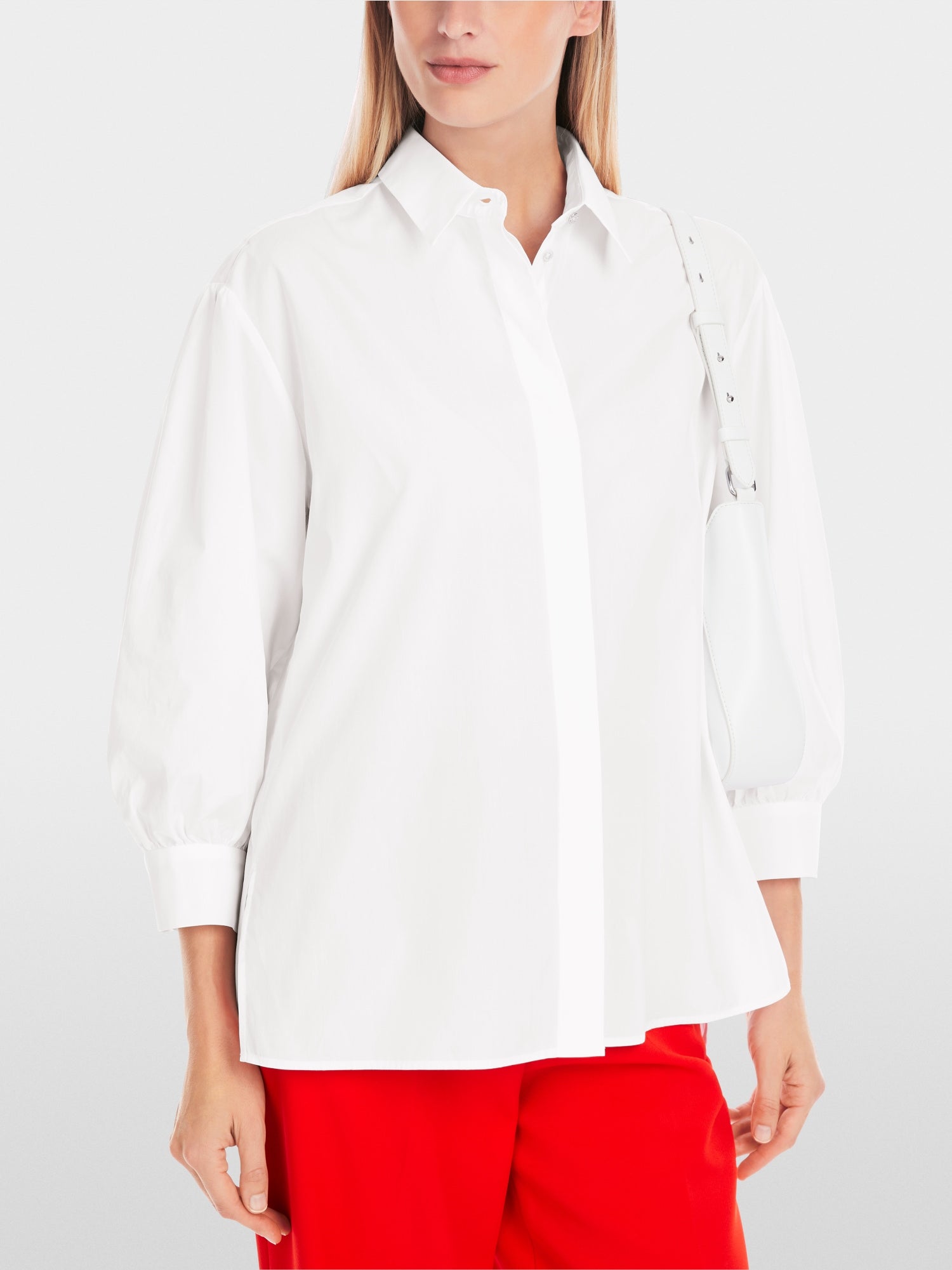 Oversized 100% cotton shirt blouse