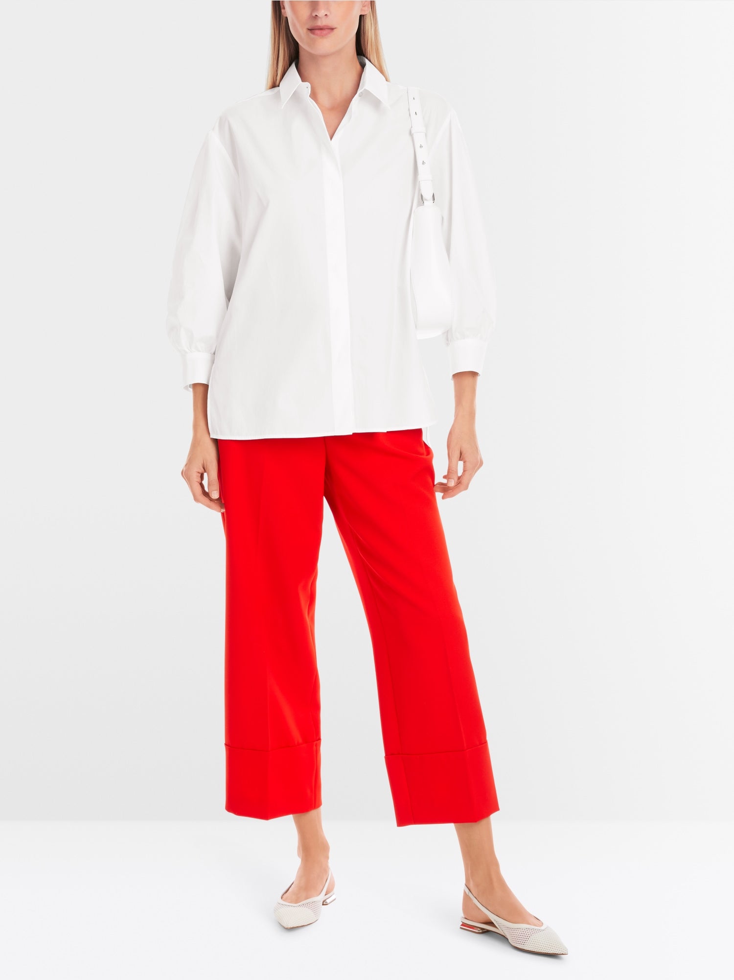 Oversized 100% cotton shirt blouse