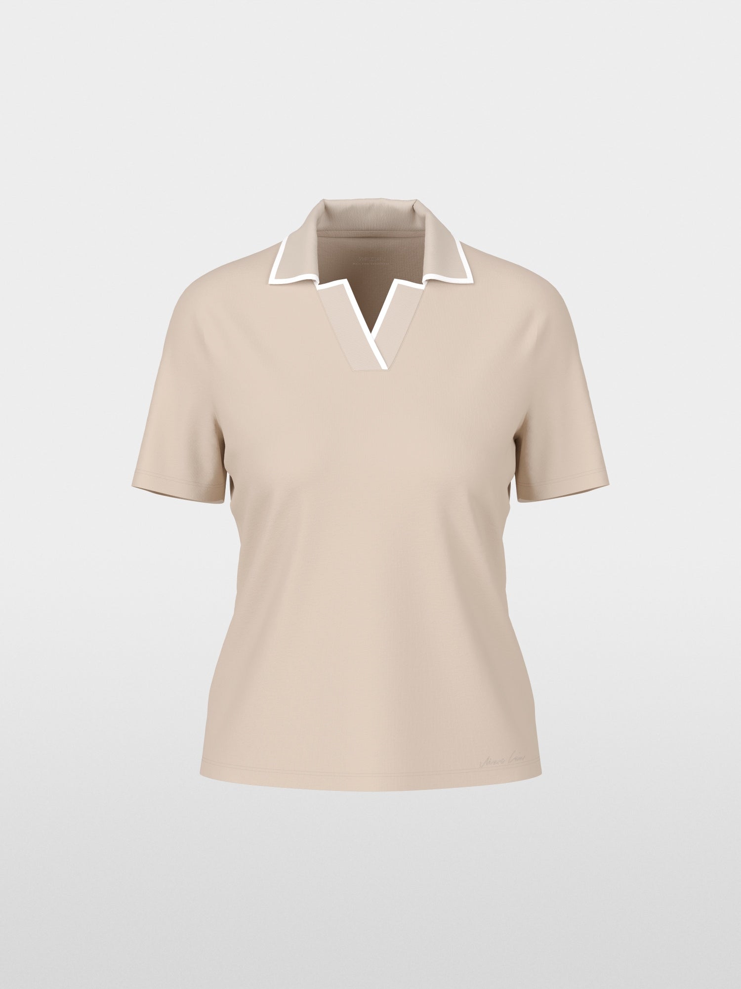 Cotton jersey polo shirt