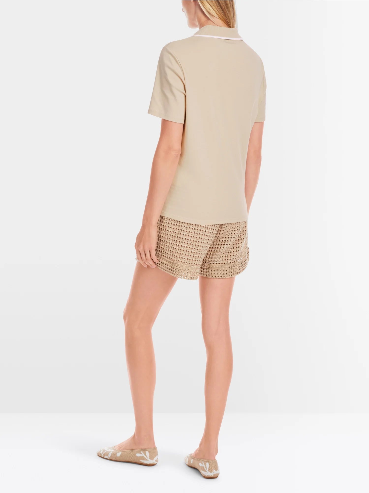 Cotton jersey polo shirt