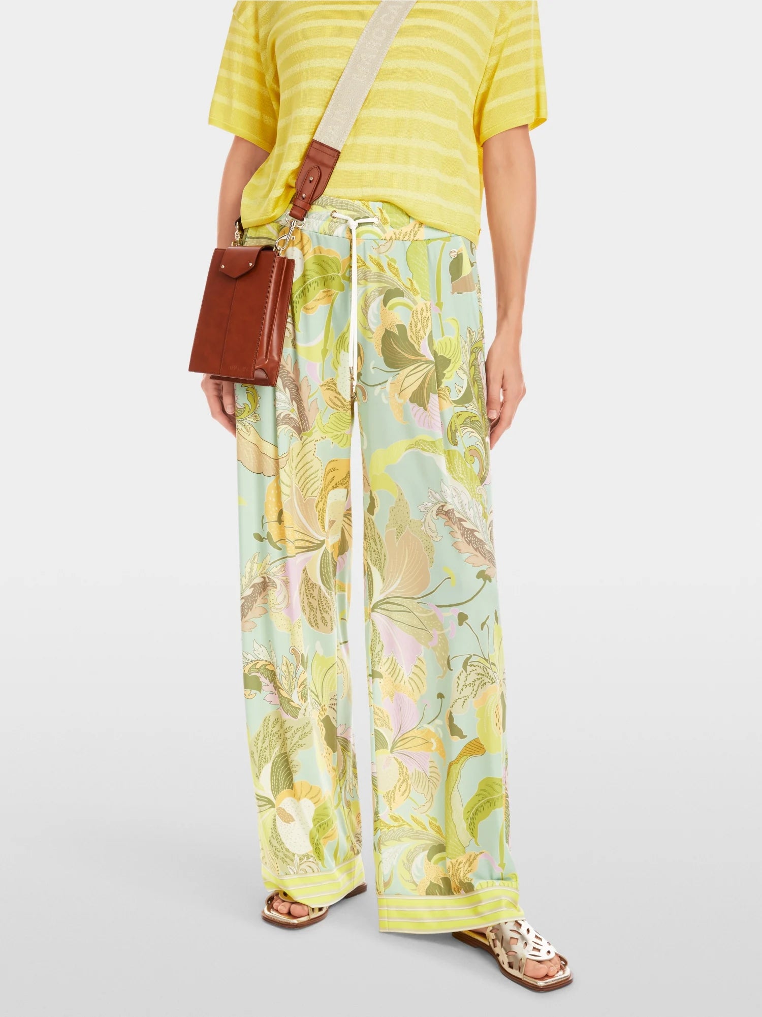 Printed ‘Rethink Together’ trousers