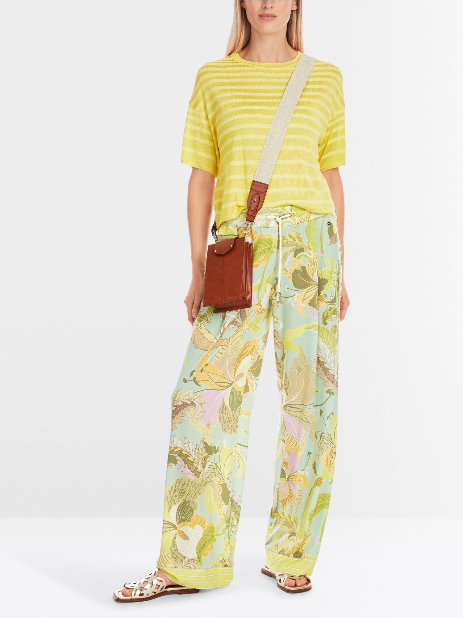 Printed ‘Rethink Together’ trousers