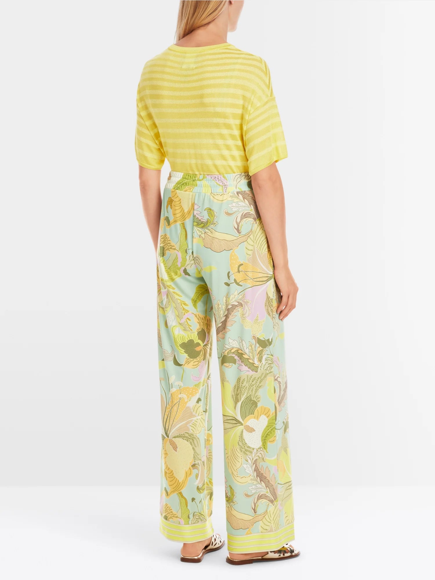 Printed ‘Rethink Together’ trousers
