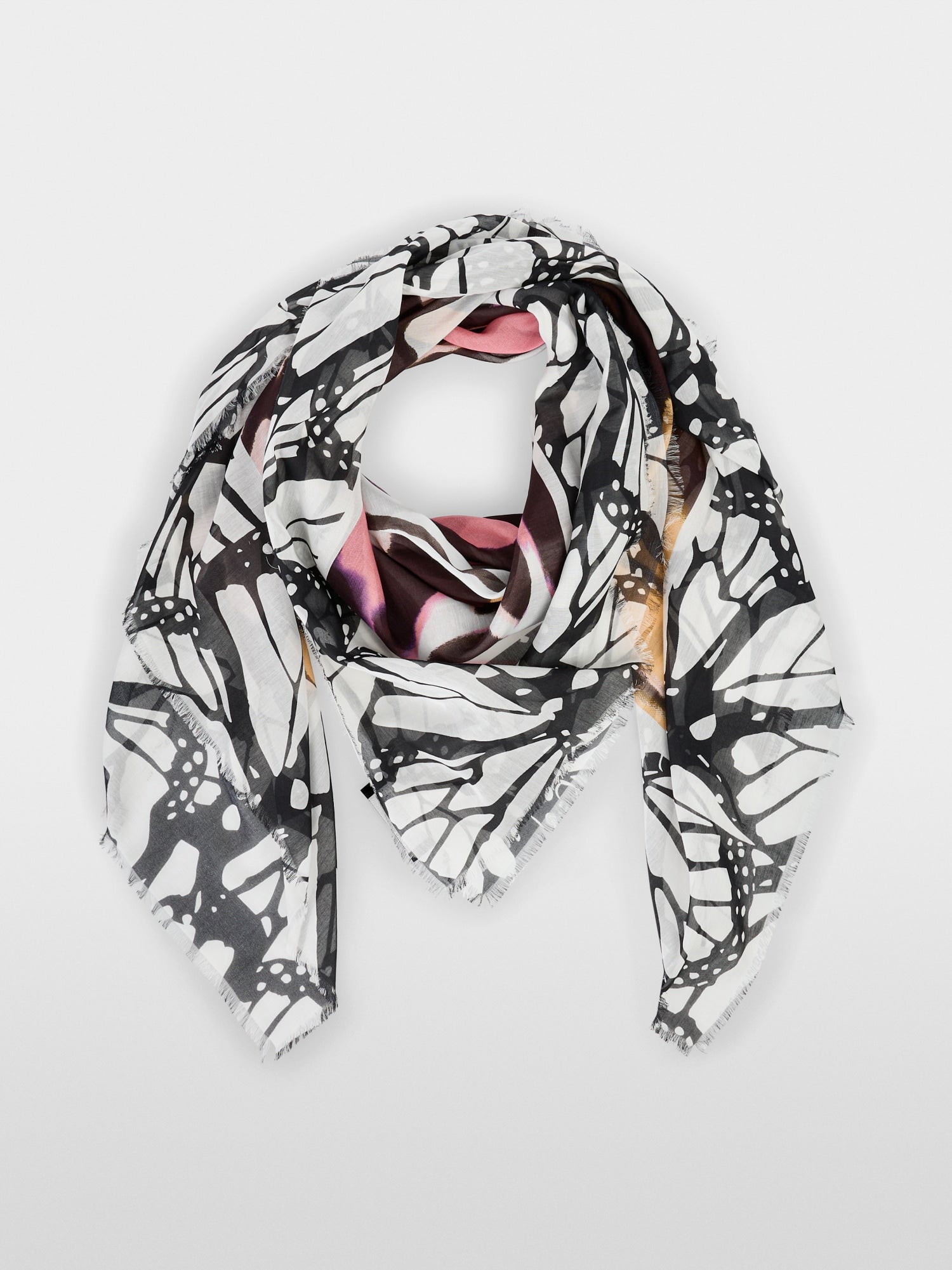 Delicate Scarf in Cotton and Silk
