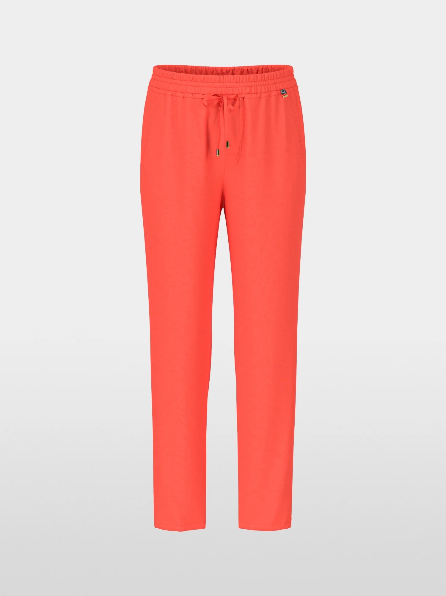 RHODOS plain wide slip-on trousers