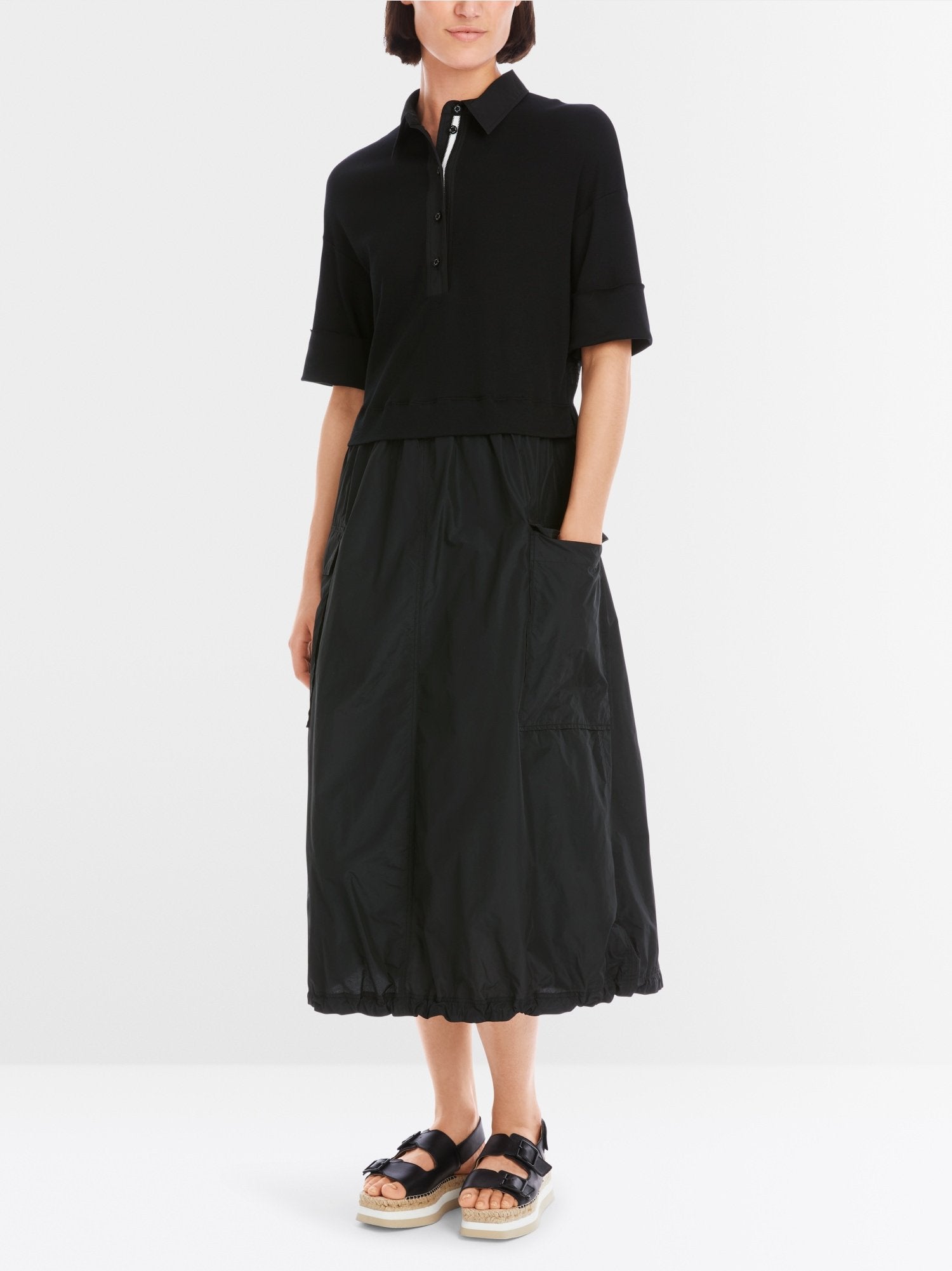 Wide utility dress