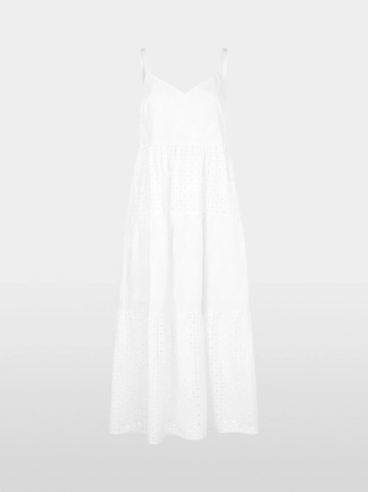 Strap dress with V-neck