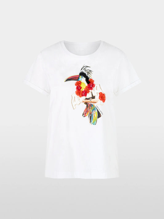 T-shirt with 3D toucan print