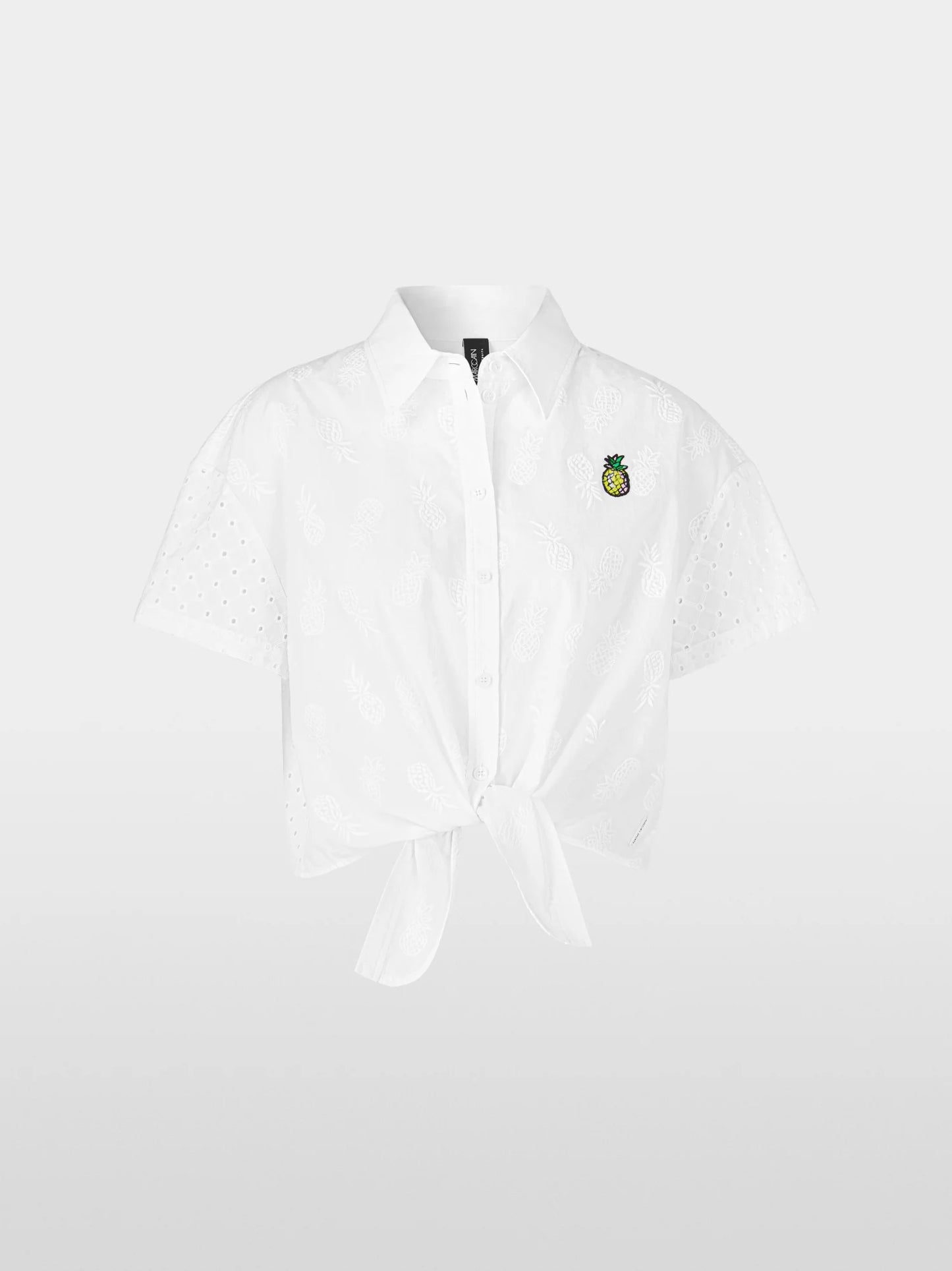 Blouse with matching embroidery