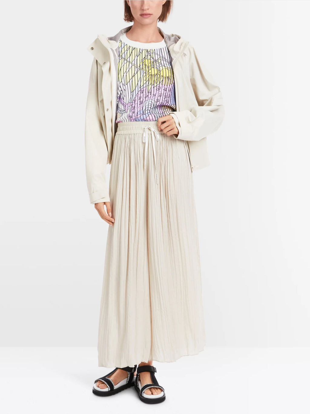 WOLIN Rethink Together pleated trouers