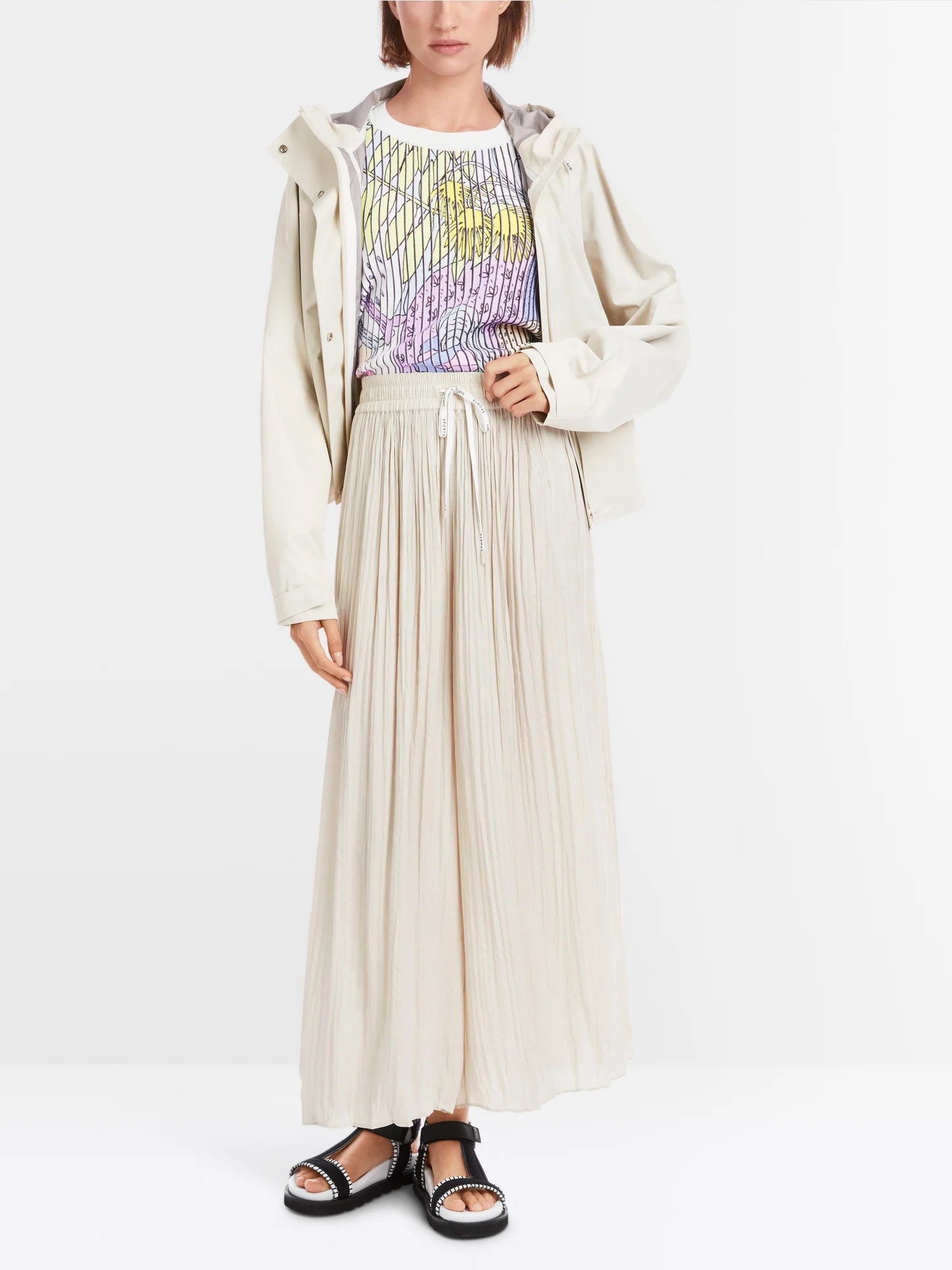 WOLIN Rethink Together pleated trouers
