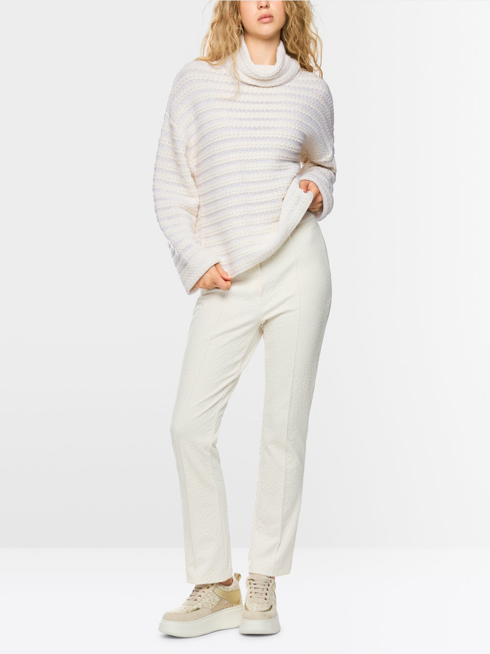 Knitted in Germany turtleneck jumper