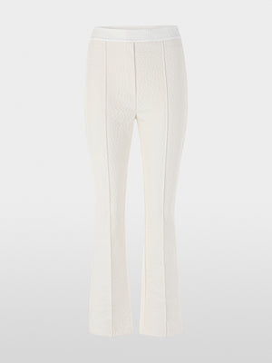 FREDERICA leopard print fabric trousers