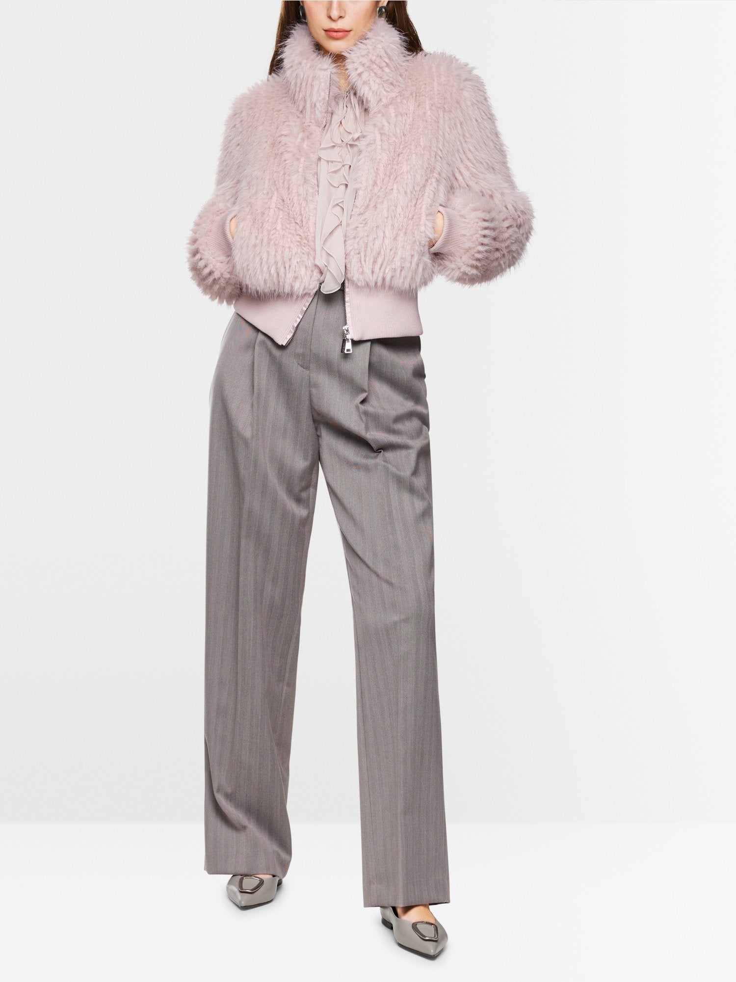 Short faux fur jacket