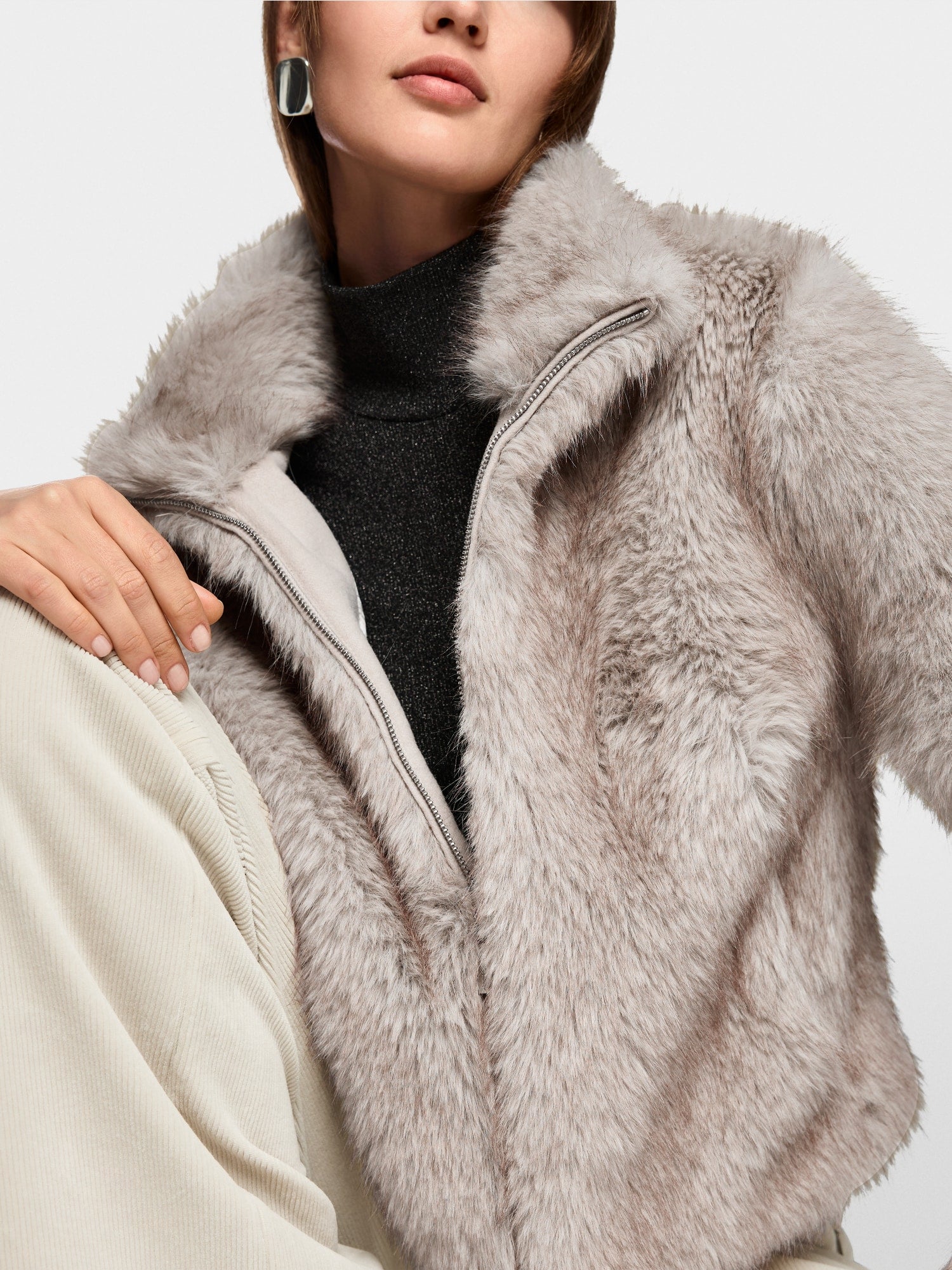 Cosy faux fur jacket