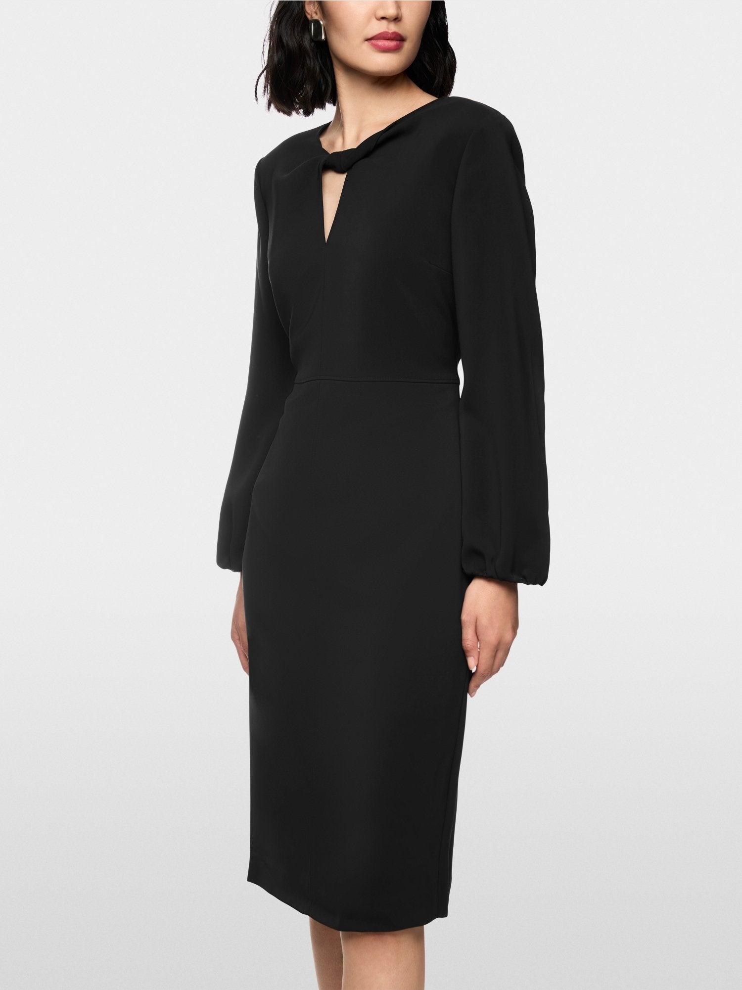 Elegant dress with wrap detail