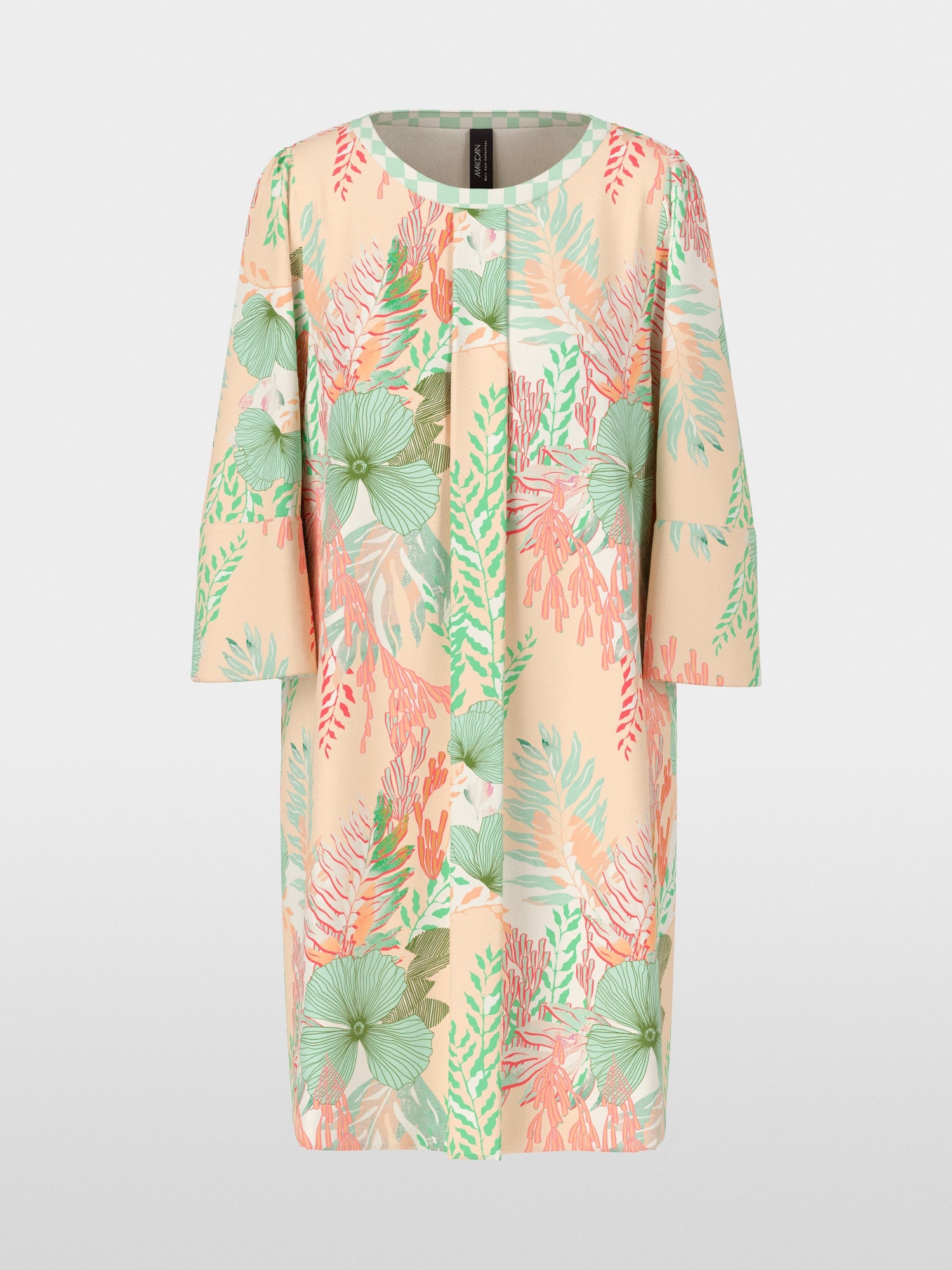 Short dress with floral print