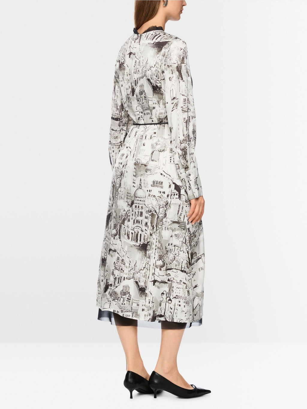 Printed dress in viscose