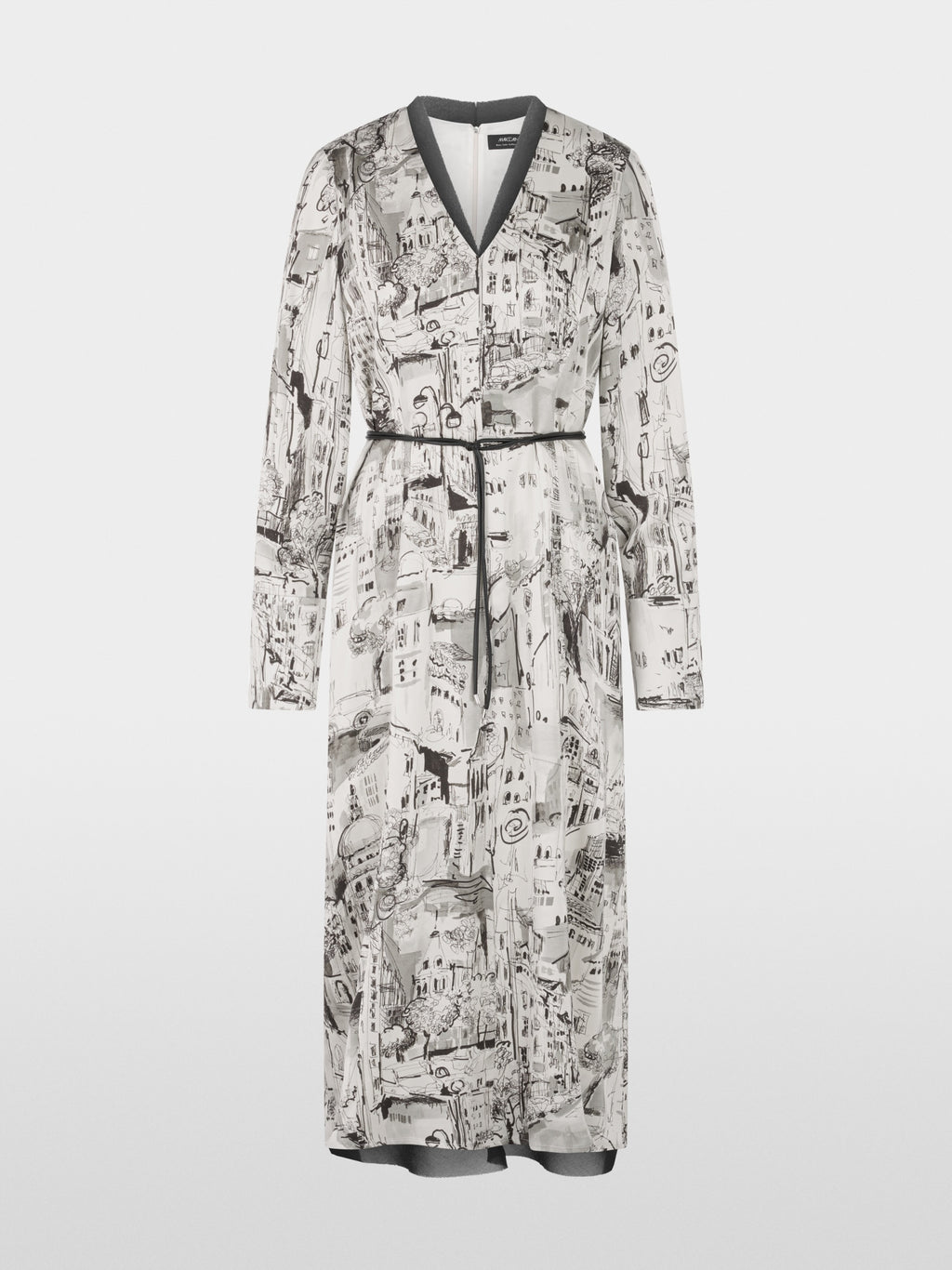 Printed dress in viscose