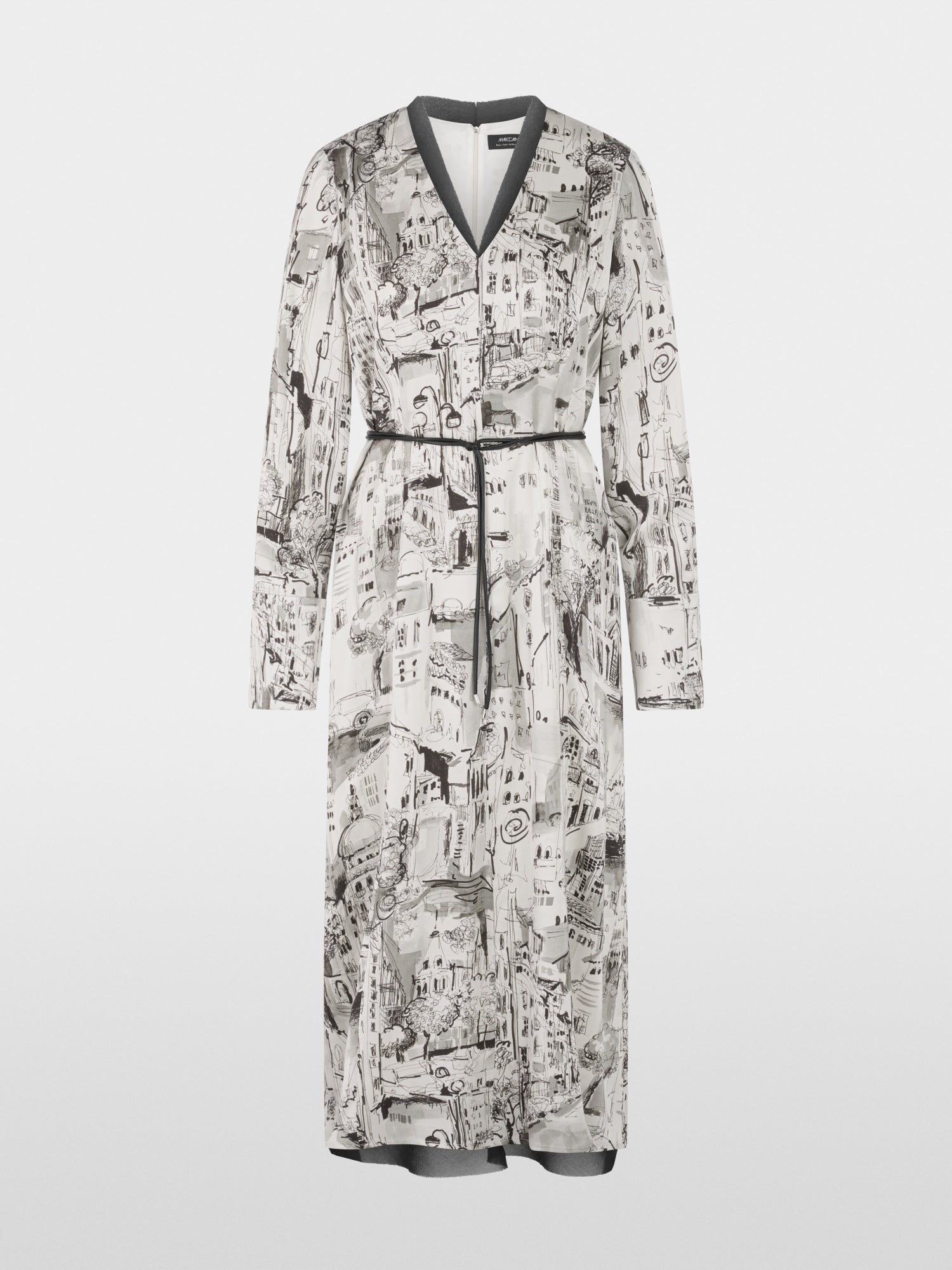 Printed dress in viscose