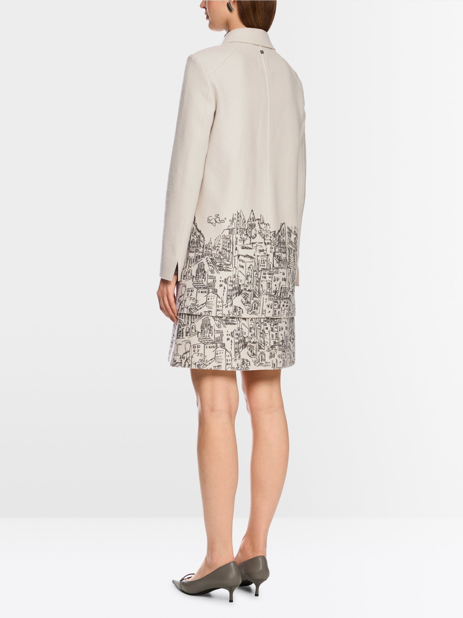 Knitted in Germany boiled wool coat