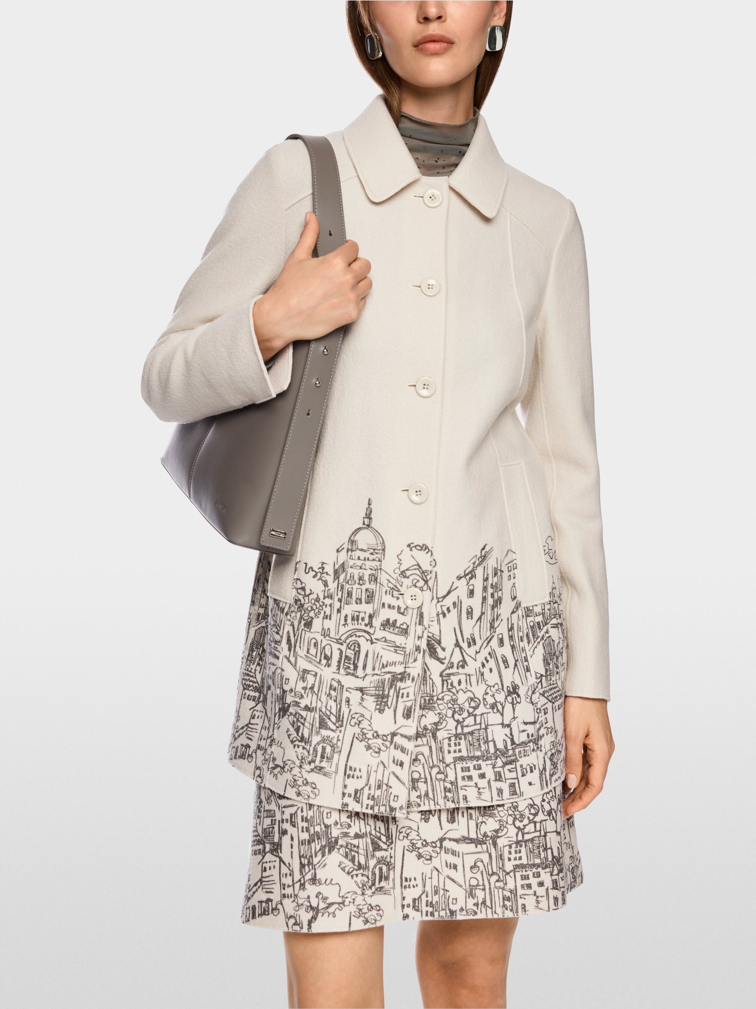 Knitted in Germany boiled wool coat