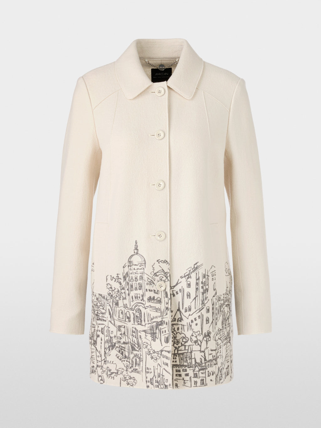 Knitted in Germany boiled wool coat