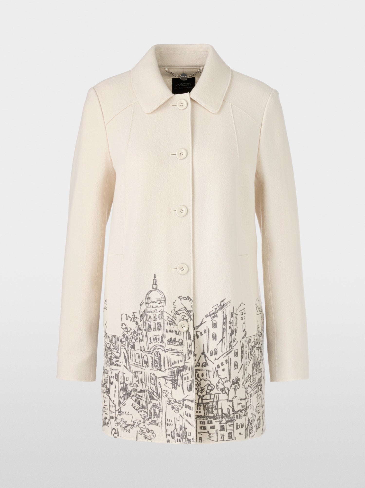 Knitted in Germany boiled wool coat