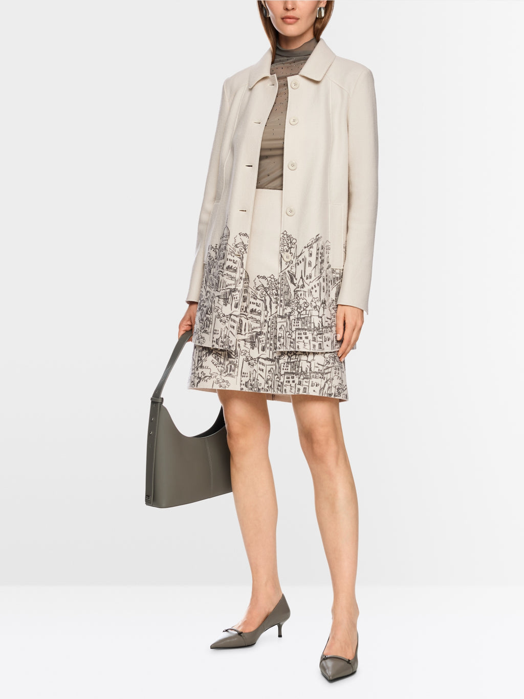 Knitted in Germany boiled wool coat