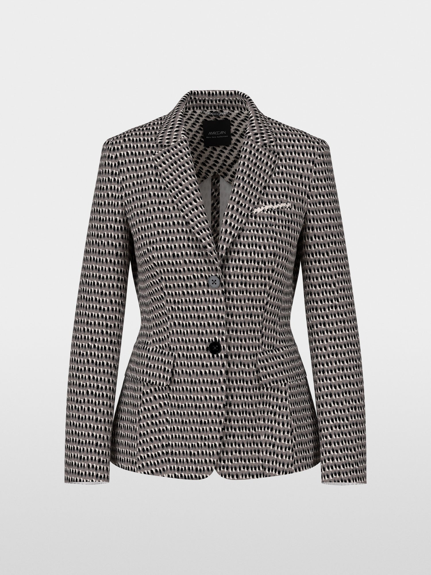 Blazer with tie belt