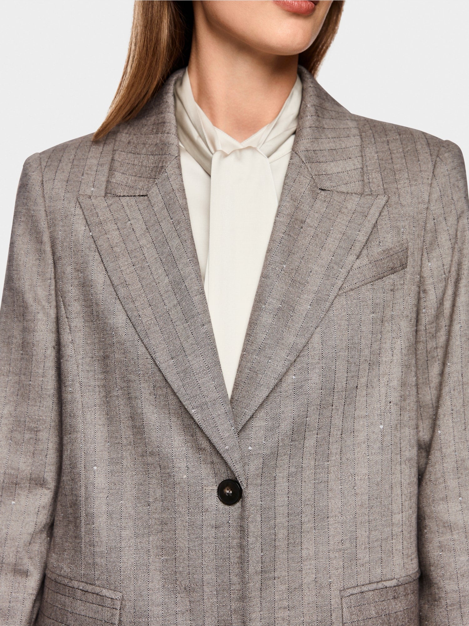 Elegant blazer with stripes