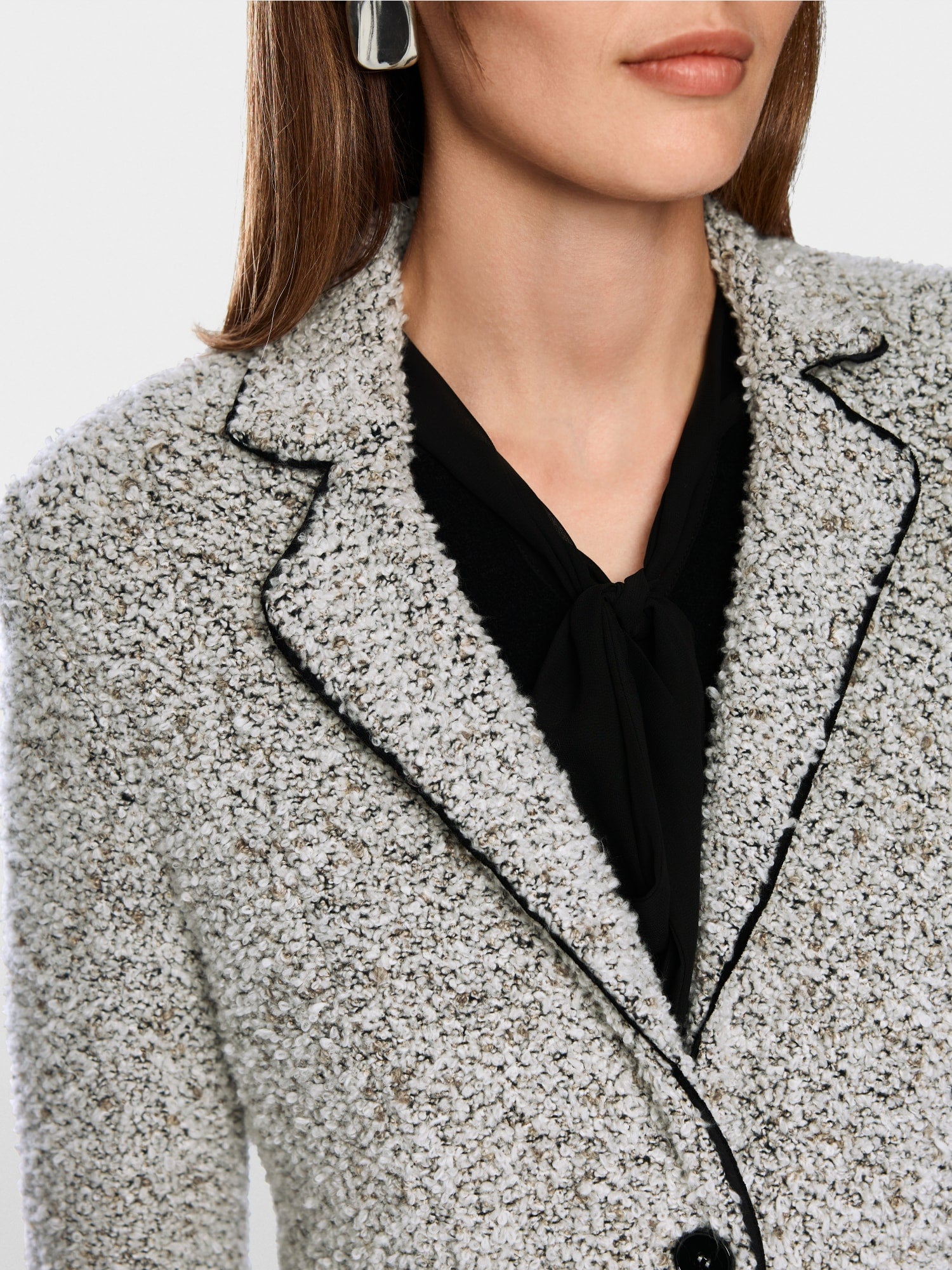 Knitted in Germany bouclé blazer