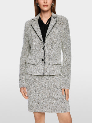 Knitted in Germany bouclé blazer