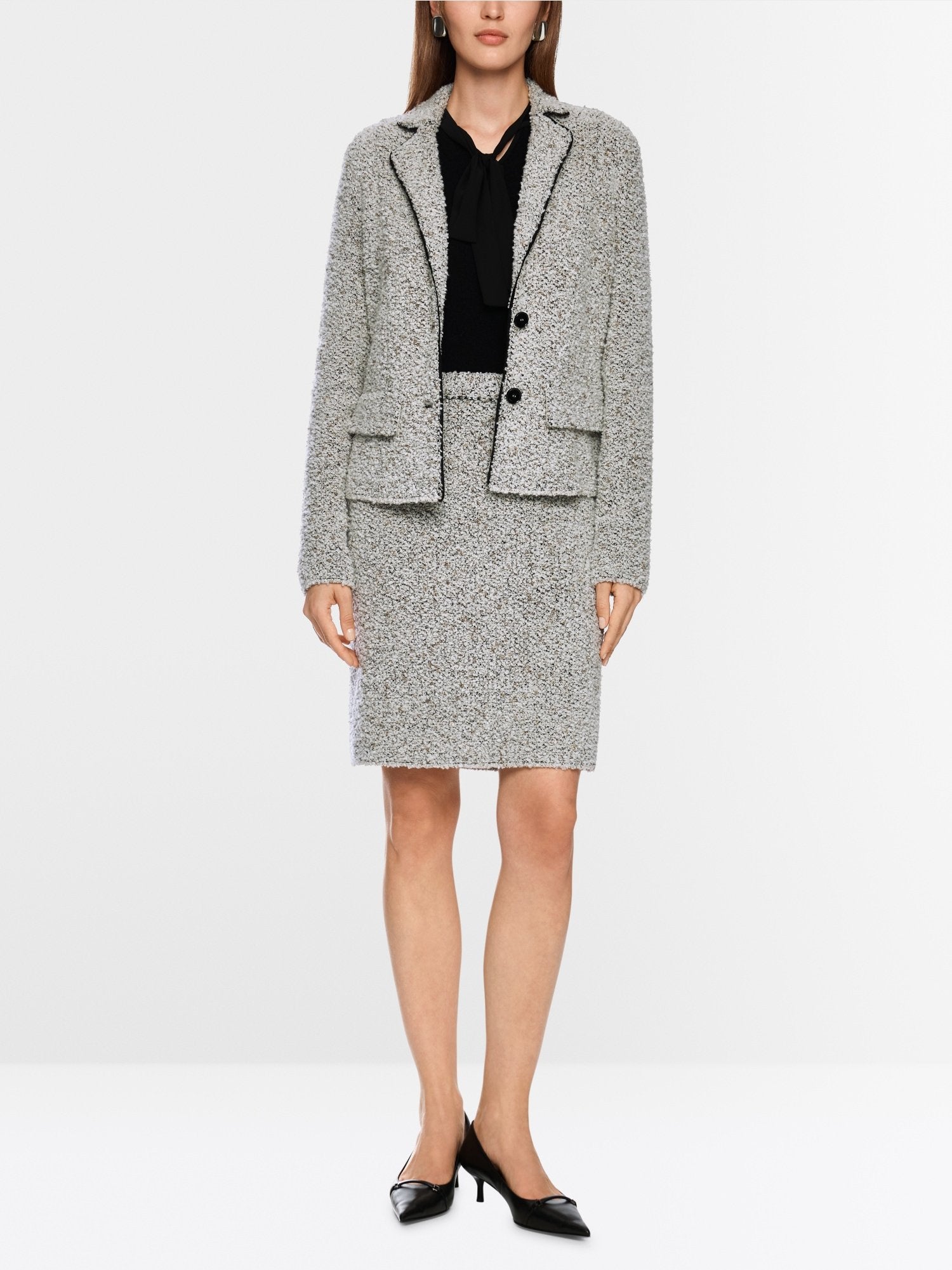 Knitted in Germany bouclé blazer