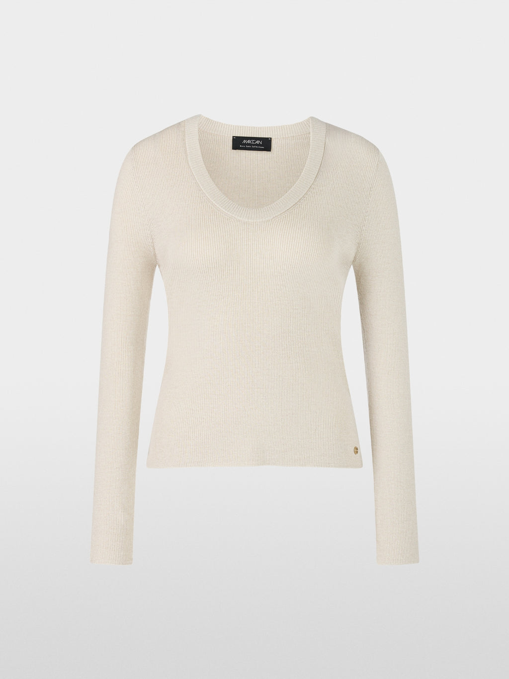 Ribbed knit sweater