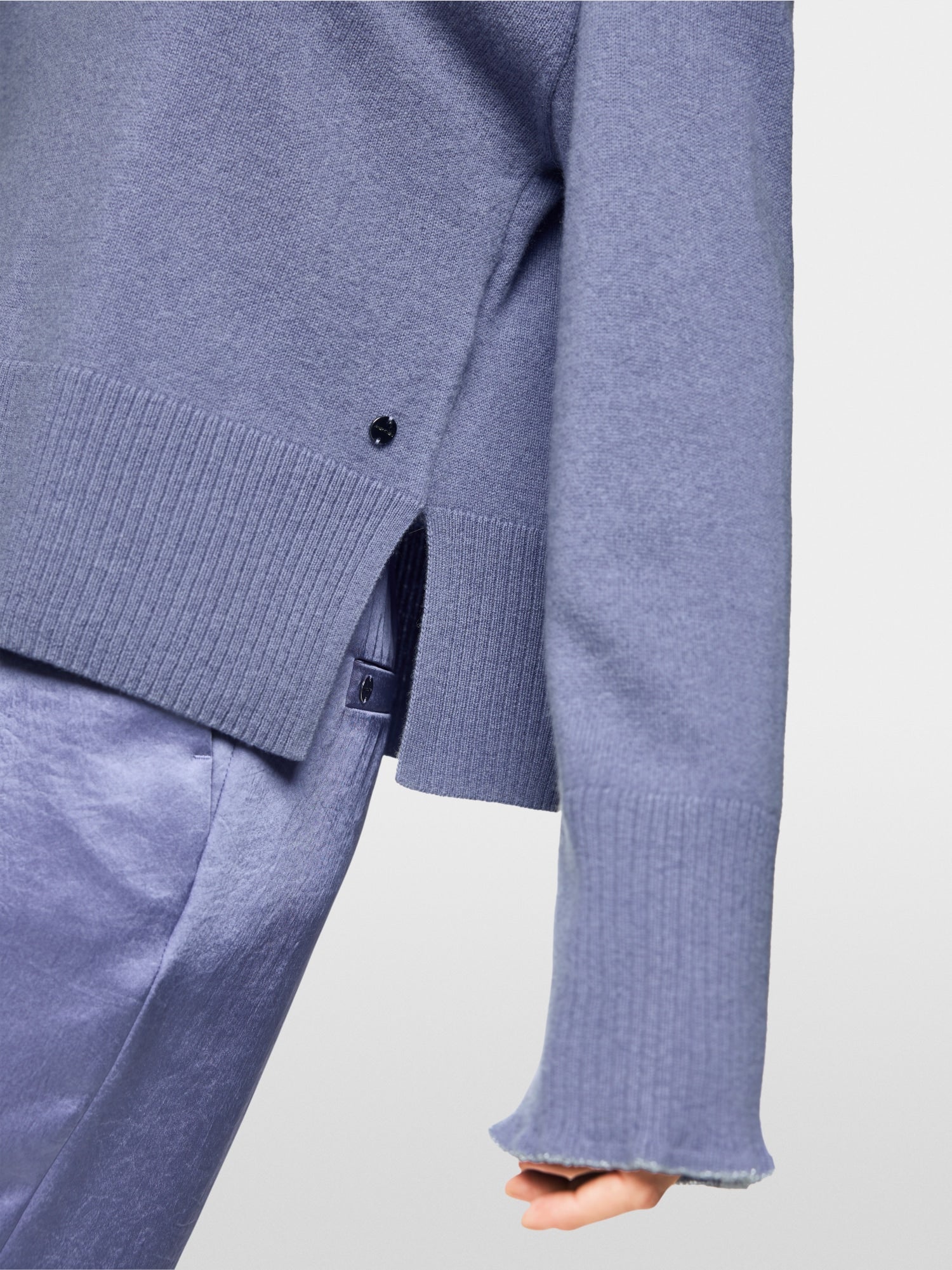 Sweater with ruffle details