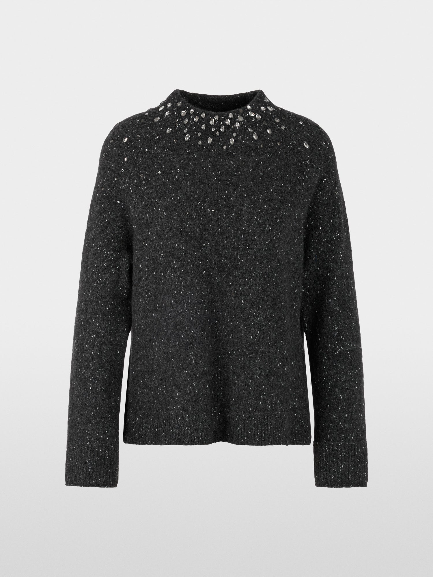 Alpaca mix jumper with glitter details